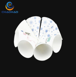 4 Oz Rolled Rim Cone Paper Cups
